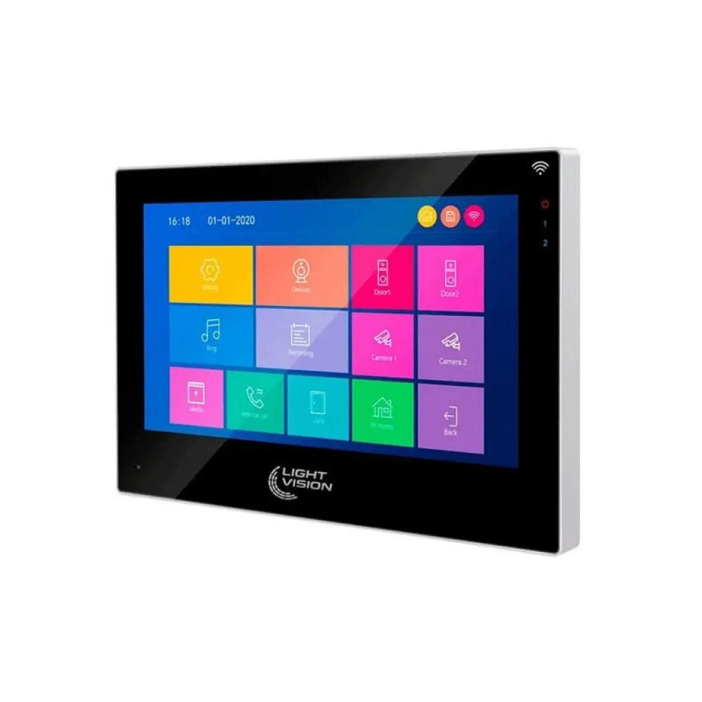 Відеодомофон 10" WiFi Tuya Light Vision Singapore FHD Black- Фото 3